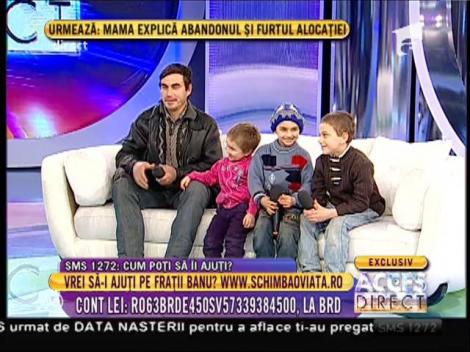 Tatăl erou din Bacău și cei 3 fii ai săi, vizită plină de zâmbete într-un tărâm de povești