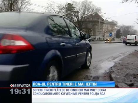 Tinerii vor plăti la jumătate pentru poliţele RCA