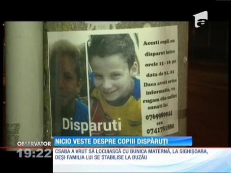 Update / Cei doi băieţi dispăruţi din Sighişoara, de negăsit de 5 săptămâni