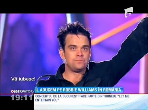 Antena 1 îl aduce pe Robbie Williams în România!
