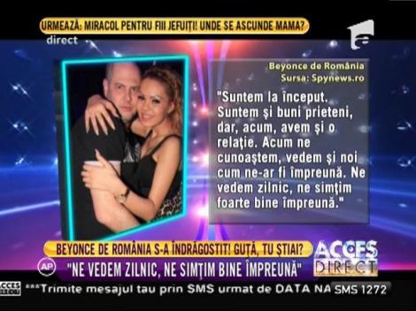 Beyonce de România a recunoscut că are o relaţie cu un alt bărbat!