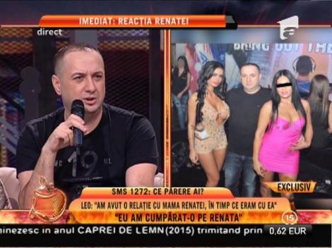 Leo: "M-a atras mama Renatei, dinaintea ei. Am fost îndrăgostit de ea!"