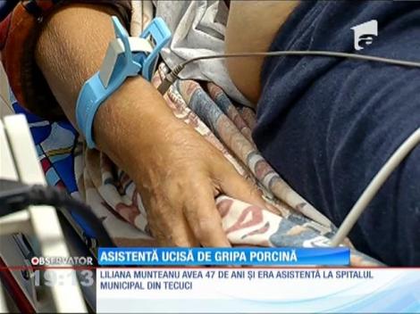 Asistentă ucisă de gripa porcină