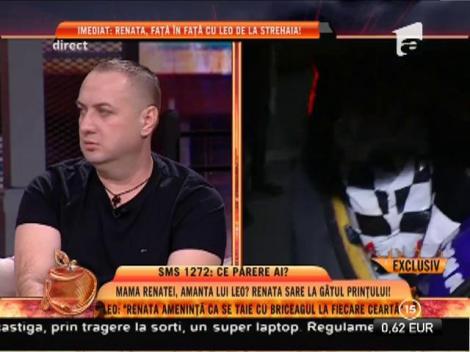 Leo: "Renata ameninţa că se taie cu briceagul la fiecare ceartă!"