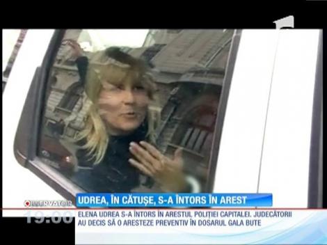 Elena Udrea s-a întors după gratii