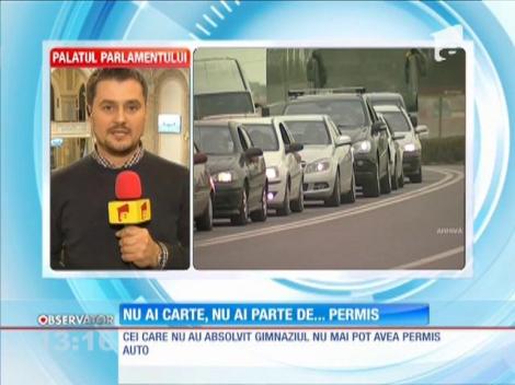 Nu ai carte, nu ai parte de carnet de conducere.