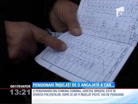 Pensionari înşelaţi de o angajată a CAR