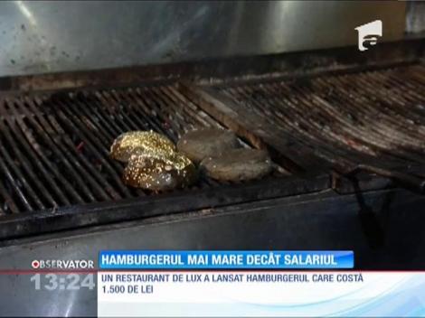 Hamburgerul mai mare decât salariul