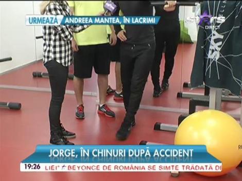 Jorge a avut un accident în timpul spectacolului! Uite prin ce chinuri trece artistul!