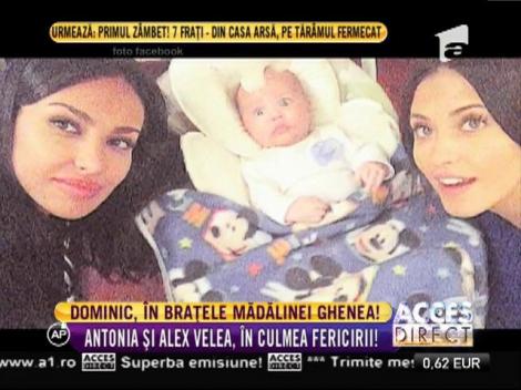 Nu îți vei crede ochilor! Uite ce vedetă internațională l-a vizitat pe copilul Antoniei și al lui Alex Velea! „Ce caută Dominic în brațele ei?”