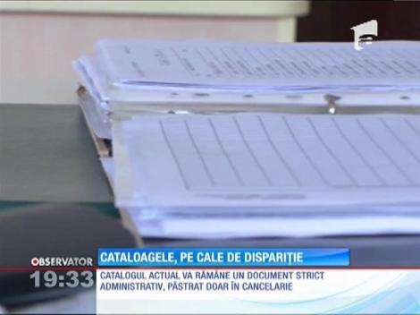 Clasicul catalog școlar, pe cale de dispariție