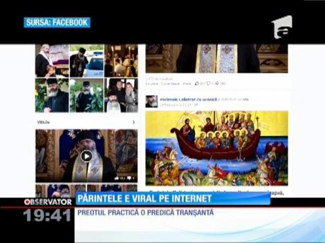 Părintele Calistrat, viral pe internet