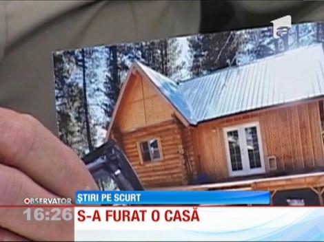 Casă din lemn furată dintr-un mic orăşel american!