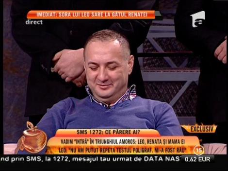 Leo: "Nu am putut repeta testul poligraf. Mi-a fost rău!"