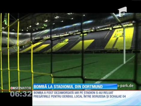 O bombă neexplodată din Al Doilea Război Mondial, găsită lângă stadionul echipei Borussia Dortmund