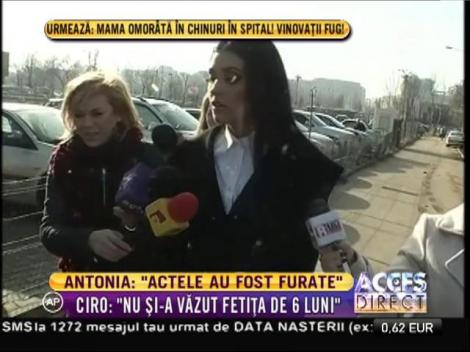 Antonia, jefuită înainte de procesul de divorț