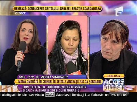 Gica Ene: ”Doctorul Constantin Victor m-a ținut 12 ore cu hemoragie”