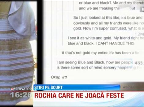 Rochia care a provocat o isterie virtuală internaţională