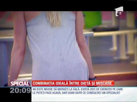 SPECIAL! Combinaţia ideală &icirc;ntre dietă şi mişcare