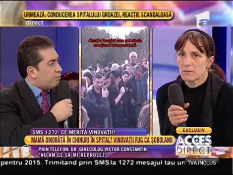 Doctorul care s-a ocupat de tânără decedată la naștere: ”Anestezistul nu avea dreptul să lucreze în sistem!”