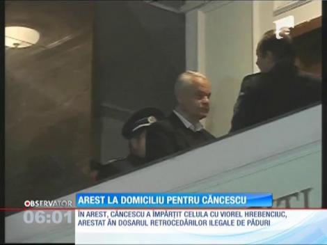 Aristotel Căncescu, arestul la domiciliu