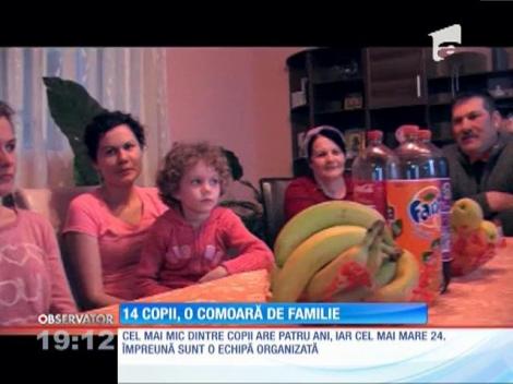 14 copii, o comoară de familie