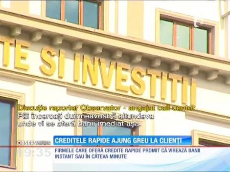 La vremuri de criză, credite aprobate rapid. O bancă susţine în reclama sa că aprobă un credit în numai 3 ore
