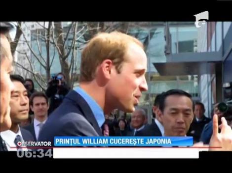 Vizita prinţului William i-a făcut bucuroşi pe japonezi