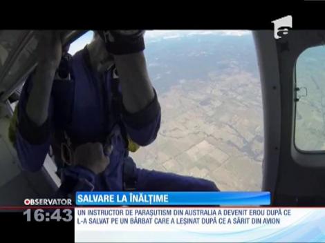 Un instructor de paraşutism din Australia a devenit erou după o salvare dramatică