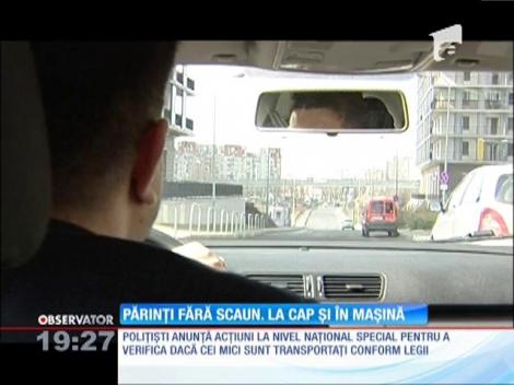 Părinţii nu se conformează regulilor de circulaţie