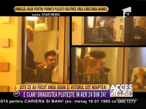 Dragostea plutește în aer! Anda Adam şi iubitul Sorin, surprinși într-o ipostază romantică