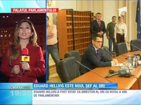 Eduard Hellvig, noul director al Serviciului Român de Informaţii