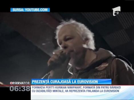 Trupă formată din muzicieni cu handicap mintal, pe scena Eurovision