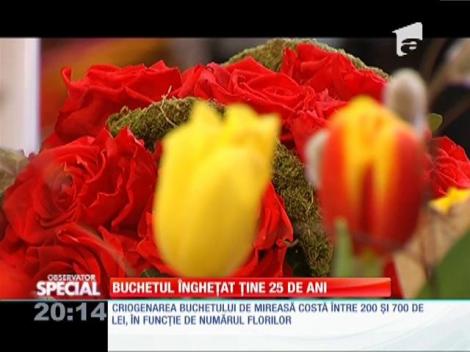 SPECIAL! Buchetul înghețat ține 25 de ani