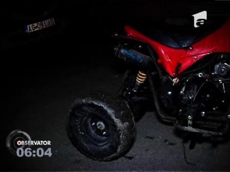Aventura unui copil pe ATV, încheiată la spital