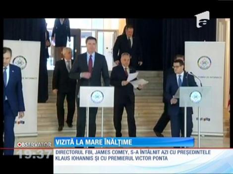 Directorul FBI, vizită fulger la Bucureşti