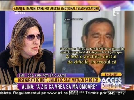 Liviu Constantin Naghi, purtătorul de cuvânt al IJP Braşov: "Agresorul Alinei mai are de stat în inchisoare încă 7 ani și șase luni!"