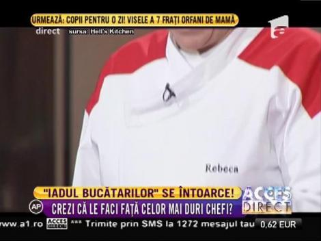 Crezi că le faci față celor mai duri chefi? "Hell’s Kitchen – Iadul Bucătarilor" revine la Antena 1