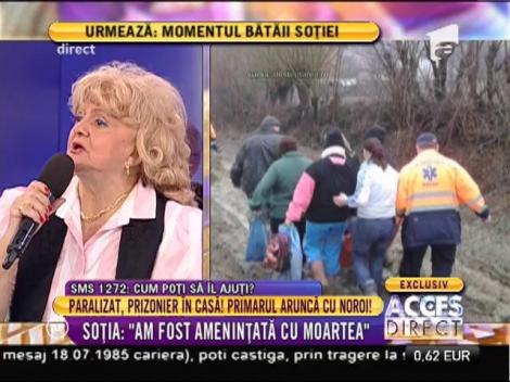 Soția lui Ionel, bărbatul paralizat capitv în propria casă: "Primarul mi-a zis că nu vrea să se murdărească pe pantofi!"