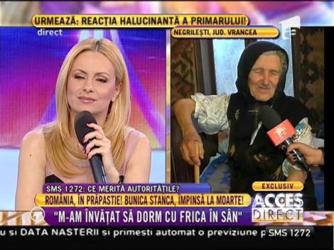 Bunicuţa Stanca: "M-am învățat să dorm cu frica-n sân"