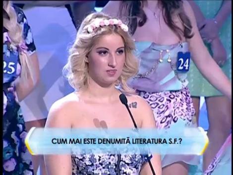 Rândul 3: Cum mai este denumită literatura S.F.?