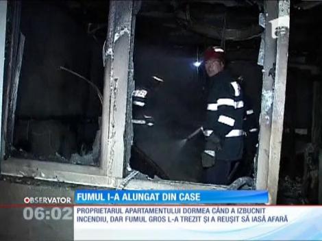 Fumul i-a alungat din case