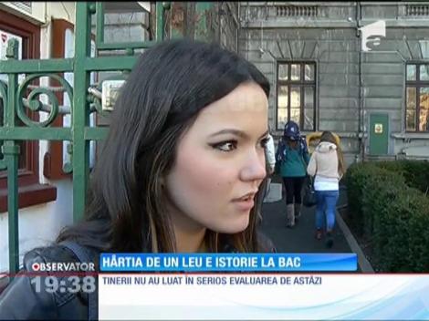 Elevii care au susținut simularea de la BAC, puși în dificultate de bancnota de un leu