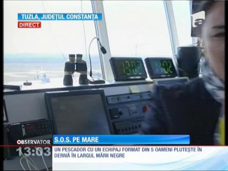 Cinci oameni sunt în pericol să fie înghiţiţi de apele Mării Negre