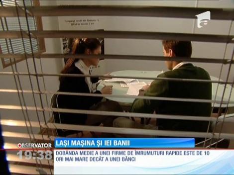 În schimbul cheilor şi al talonului, o firmă de servicii financiare oferă bani gheaţă în maxim două ore