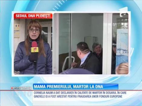 Mama premierului Victor Ponta, audiată timp de o oră de procurorii DNA