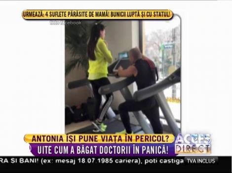 Antonia își pune viața în pericol? Artista a reușit să-i bage pe doctori în sperieți