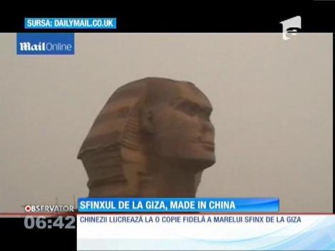 Marele Sfinx de la Giza, made in China