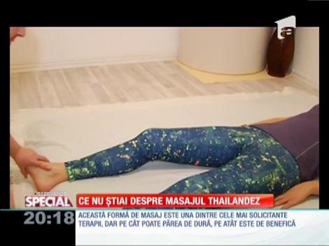 Masajul care îndreaptă oasele