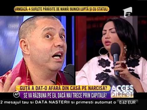Scandalurile se ţin lanţ în viaţa lui Nicolae Guță. Manelistul a dat-o afară din casă pe Narcisa